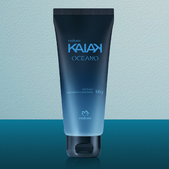 Gel 2 em 1 para Barbear e Pós-barba Kaiak Oceano