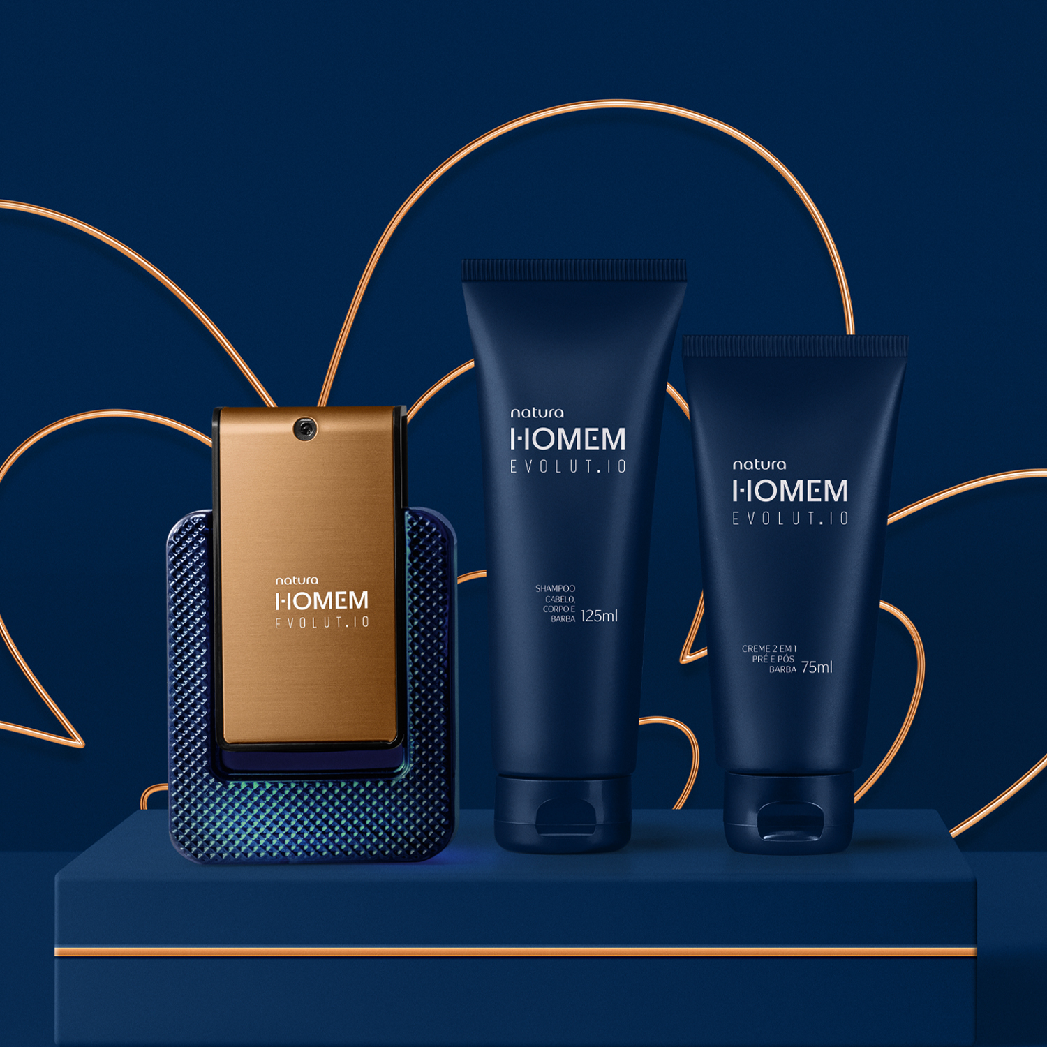 Presente Natura Homem Evolut.io Completo (3 produtos)