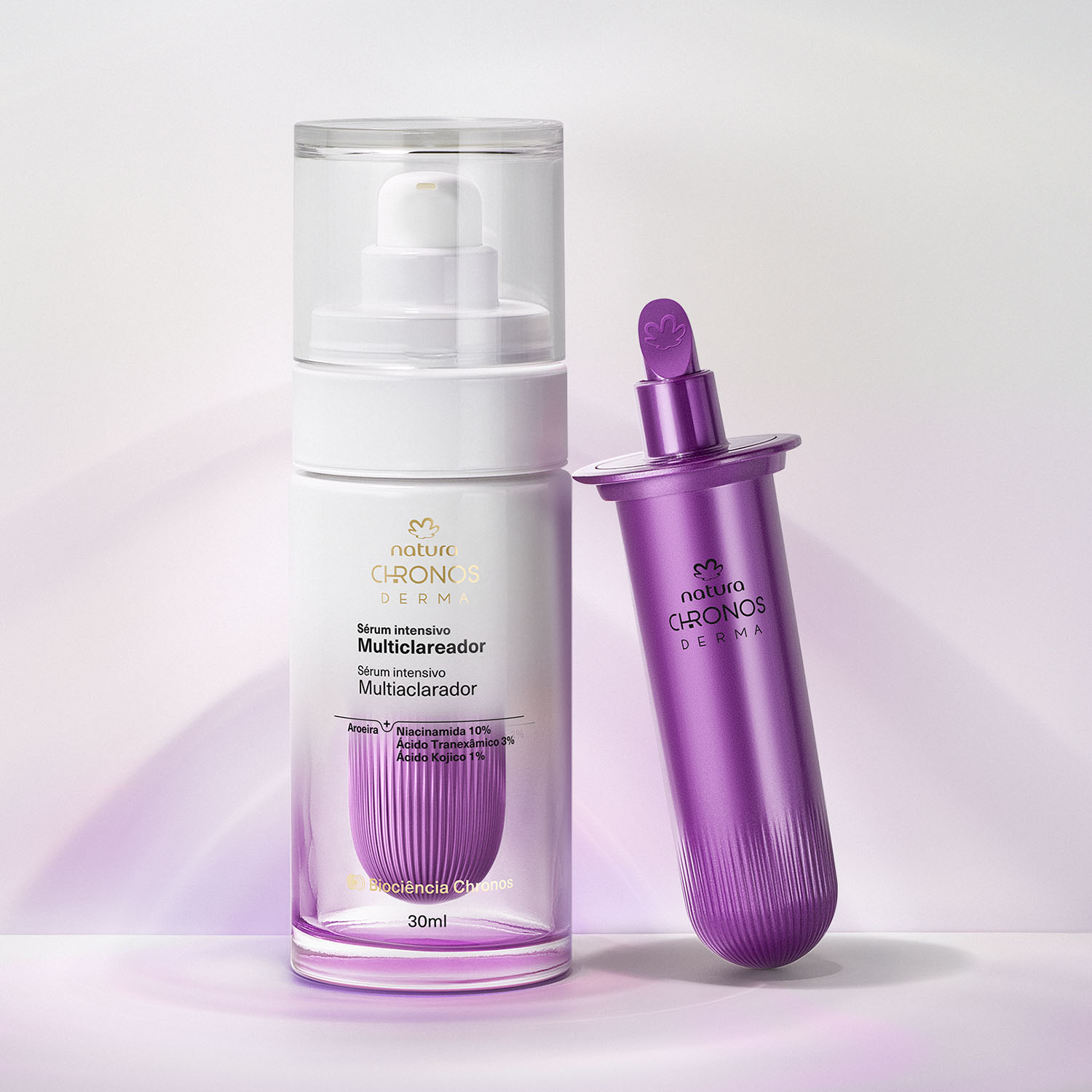 Kit Sérum Multiclareador com Refil Chronos Derma