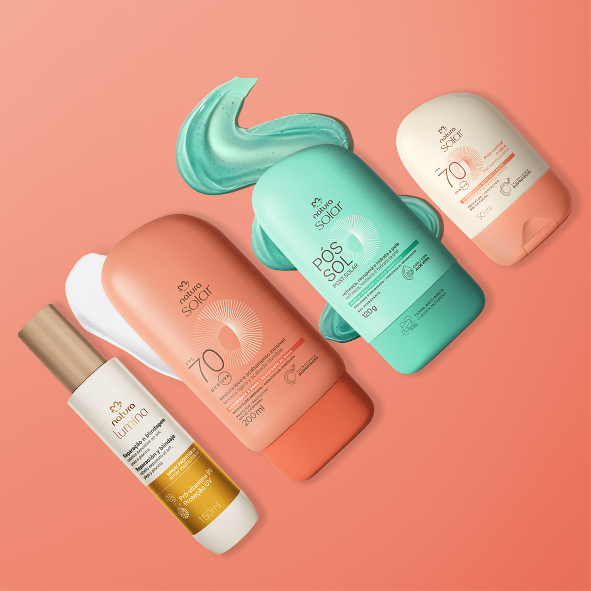 Kit Lumina e Natura Solar com Proteção para Pele Normal a Seca