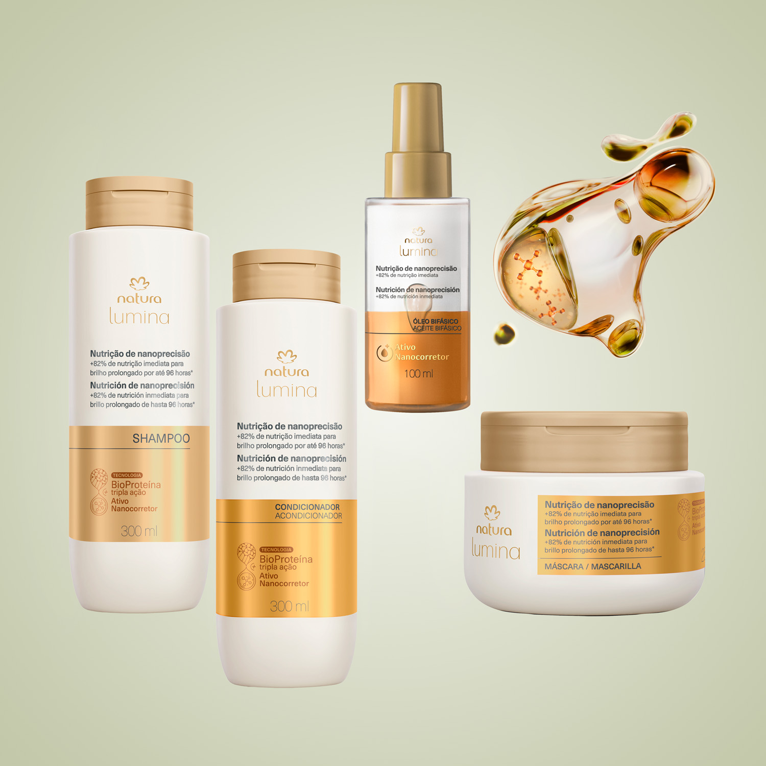 Kit Lumina Nutrição e Nanoprecisão Tratamento Completo
