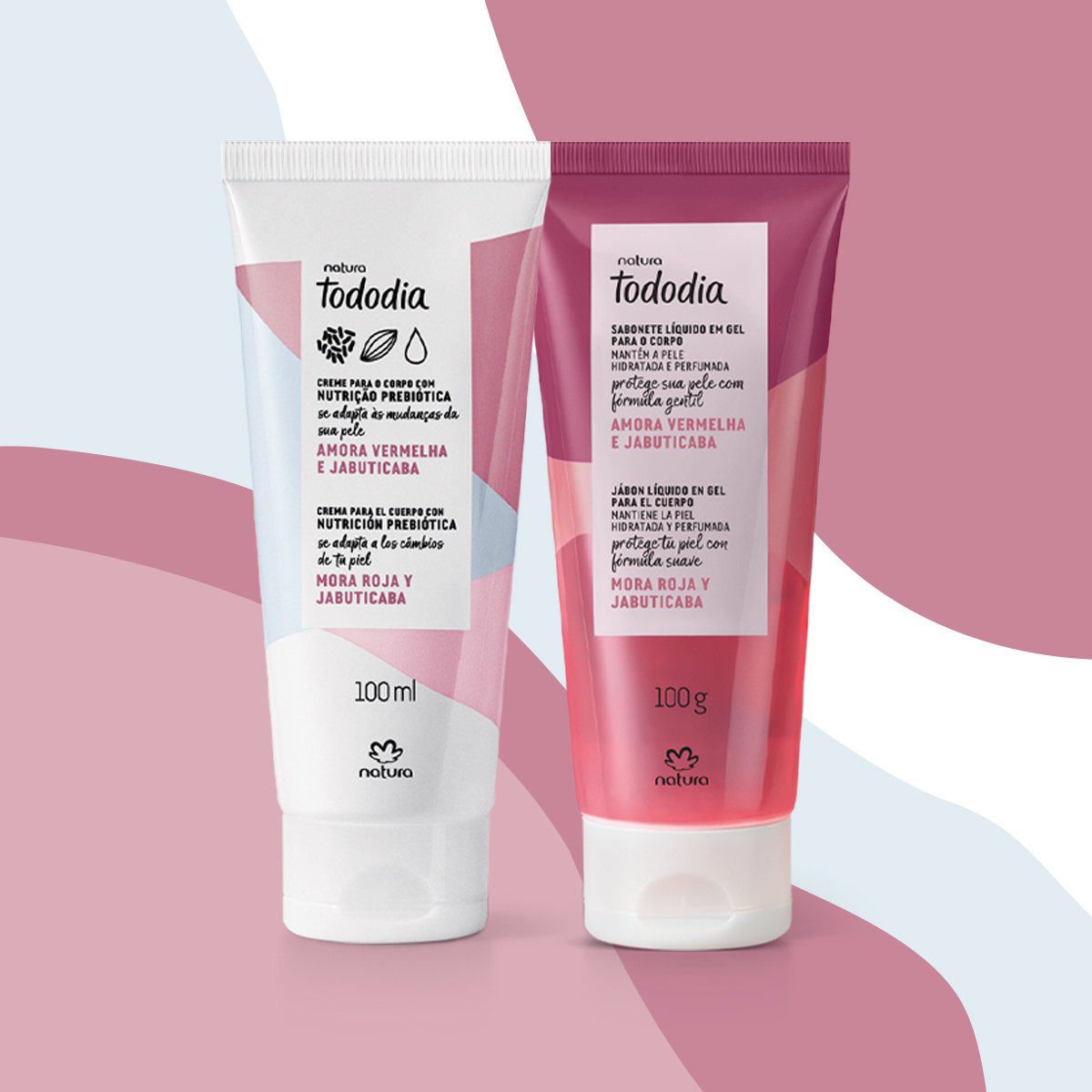 Presente Natura Tododia Amora Vermelha e Jabuticaba (2 produtos)