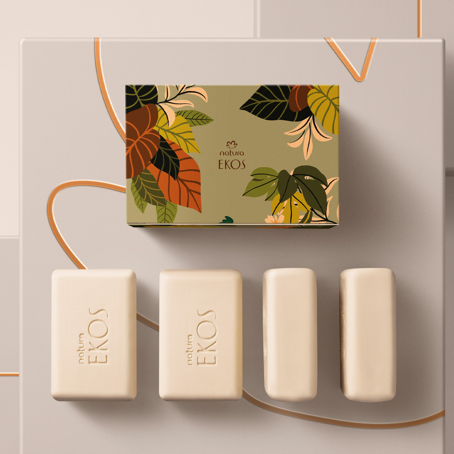 Presente Natura Ekos Priprioca e Breu Branco (4 barras)
