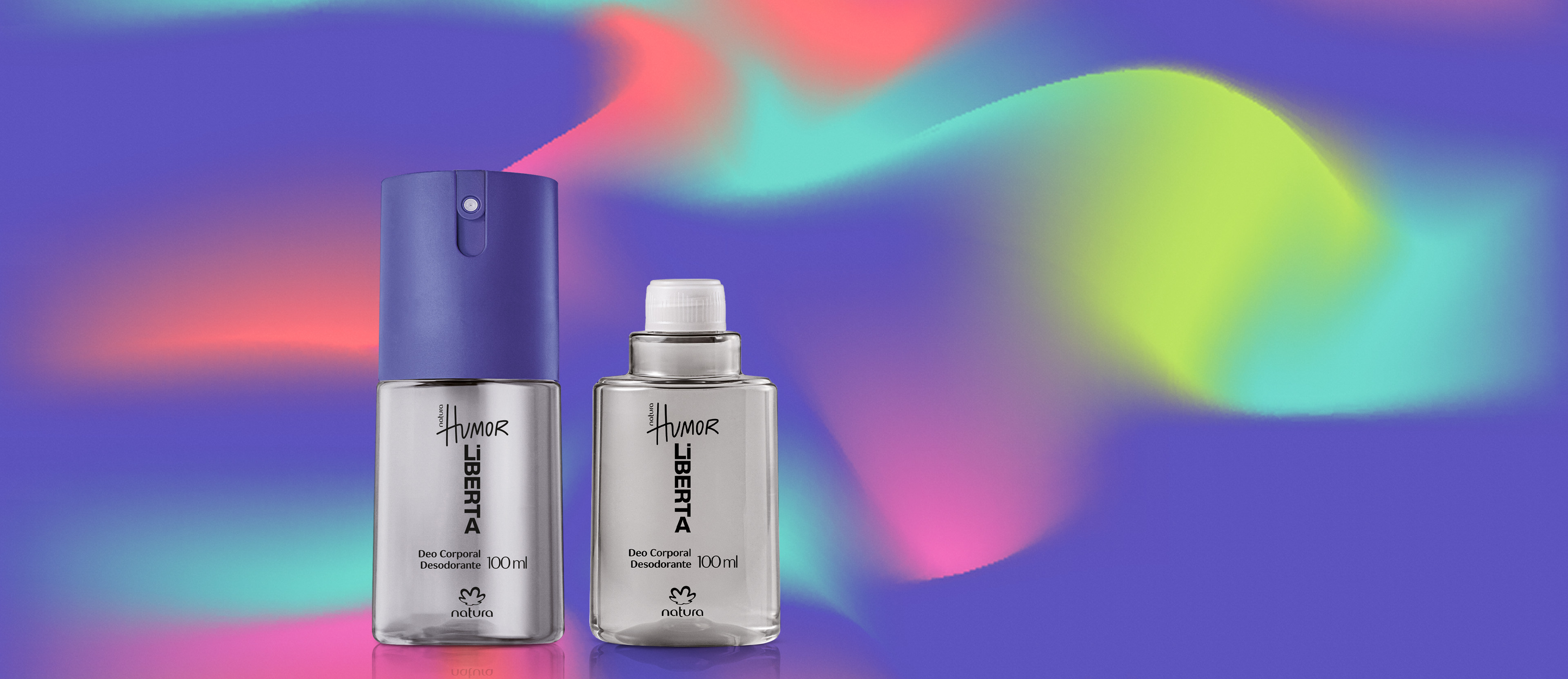 Kit Desodorante Corporal Humor Liberta com Refil