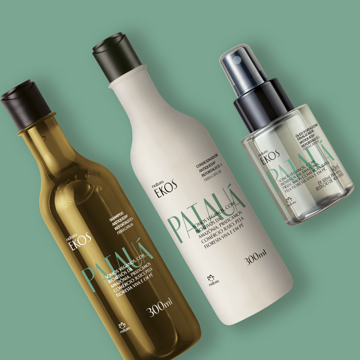 Kit Ekos Patauá, Shampoo, Condicionador e Óleo (3 produtos)