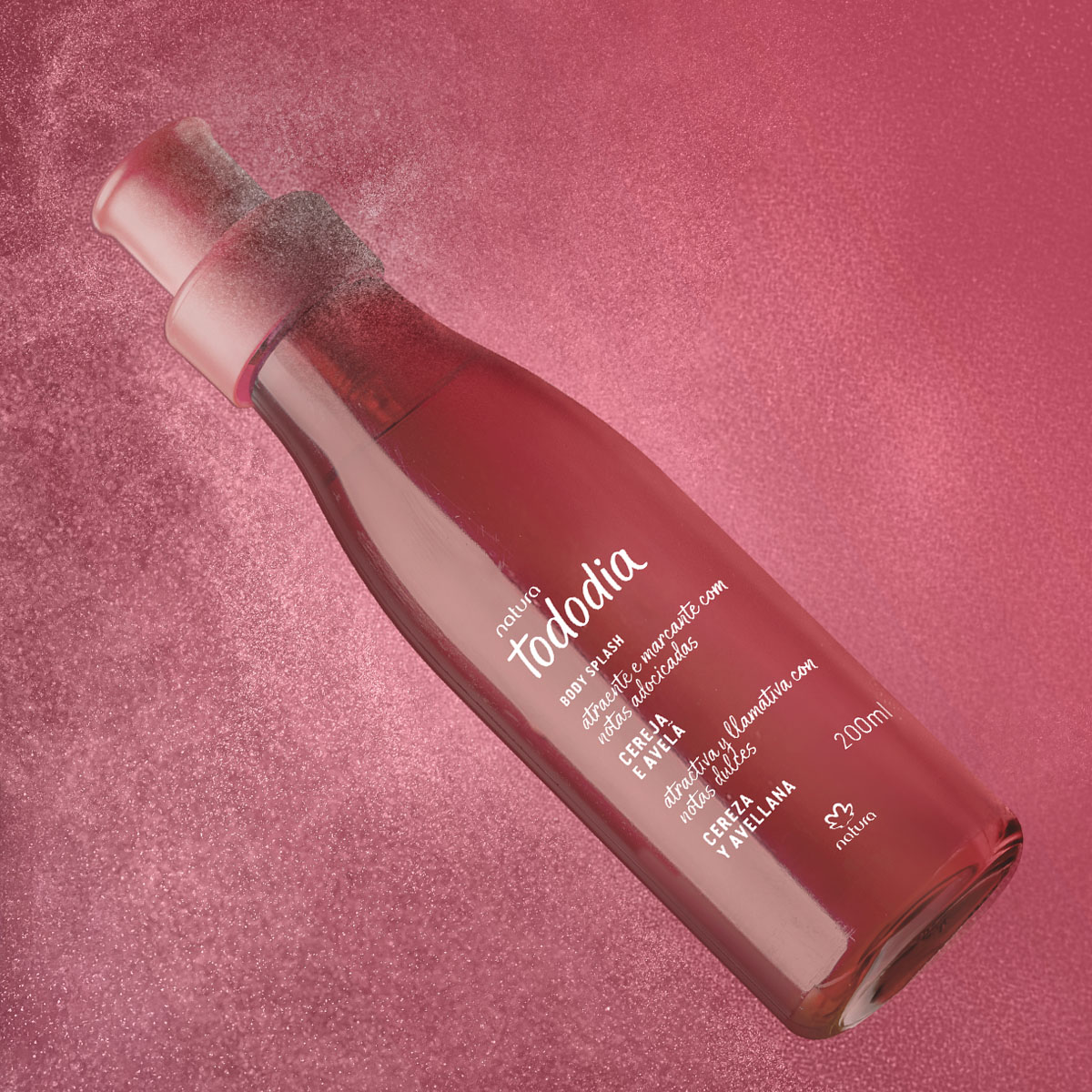 Body Splash Tododia Cereja e Avelã 200 ml