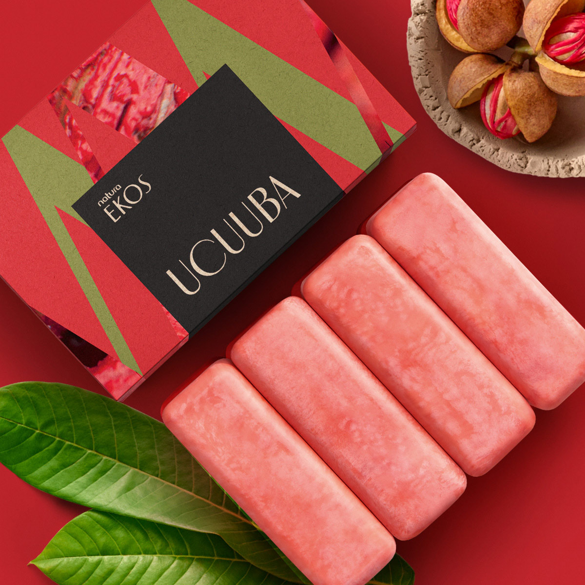 Sabonete em Barra Puro Vegetal Cremoso Ekos Ucuuba