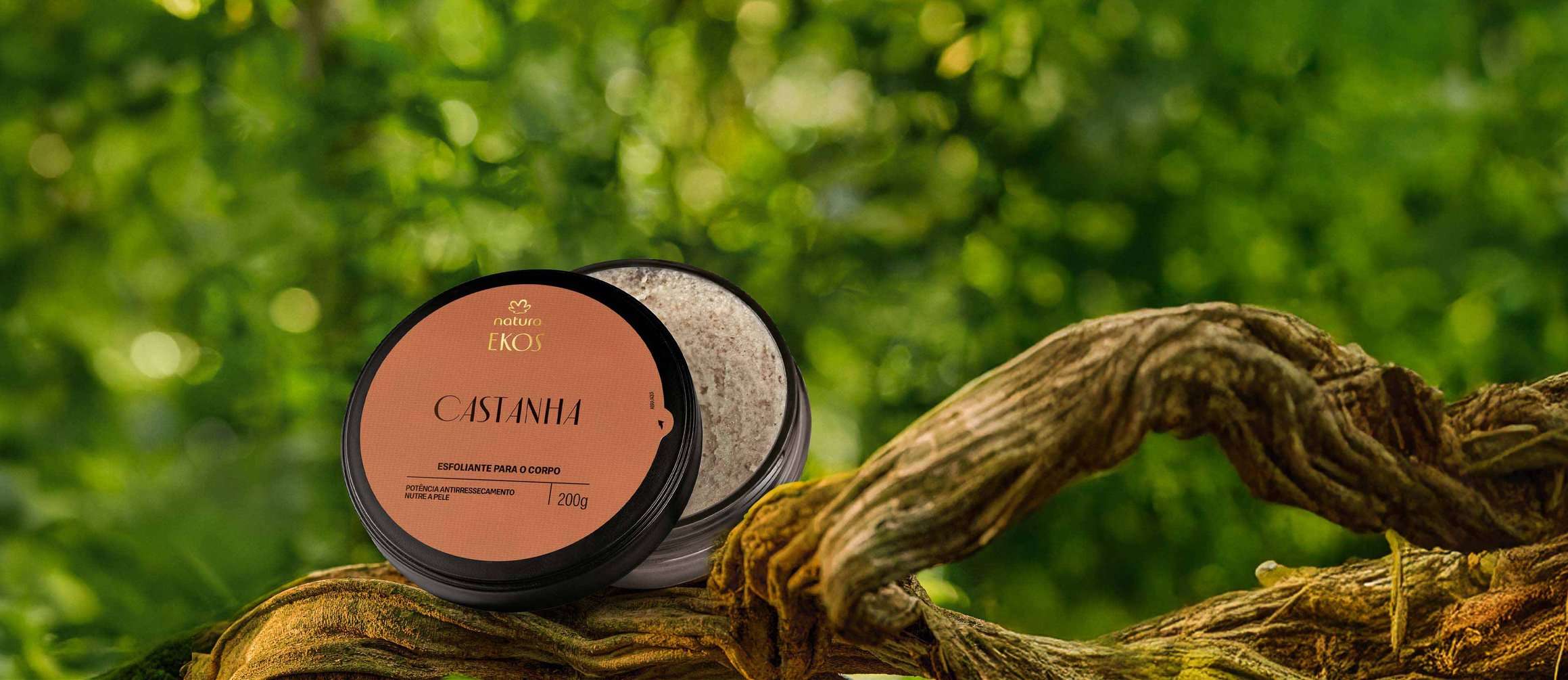 Polpa Esfoliante para o Corpo Ekos Castanha