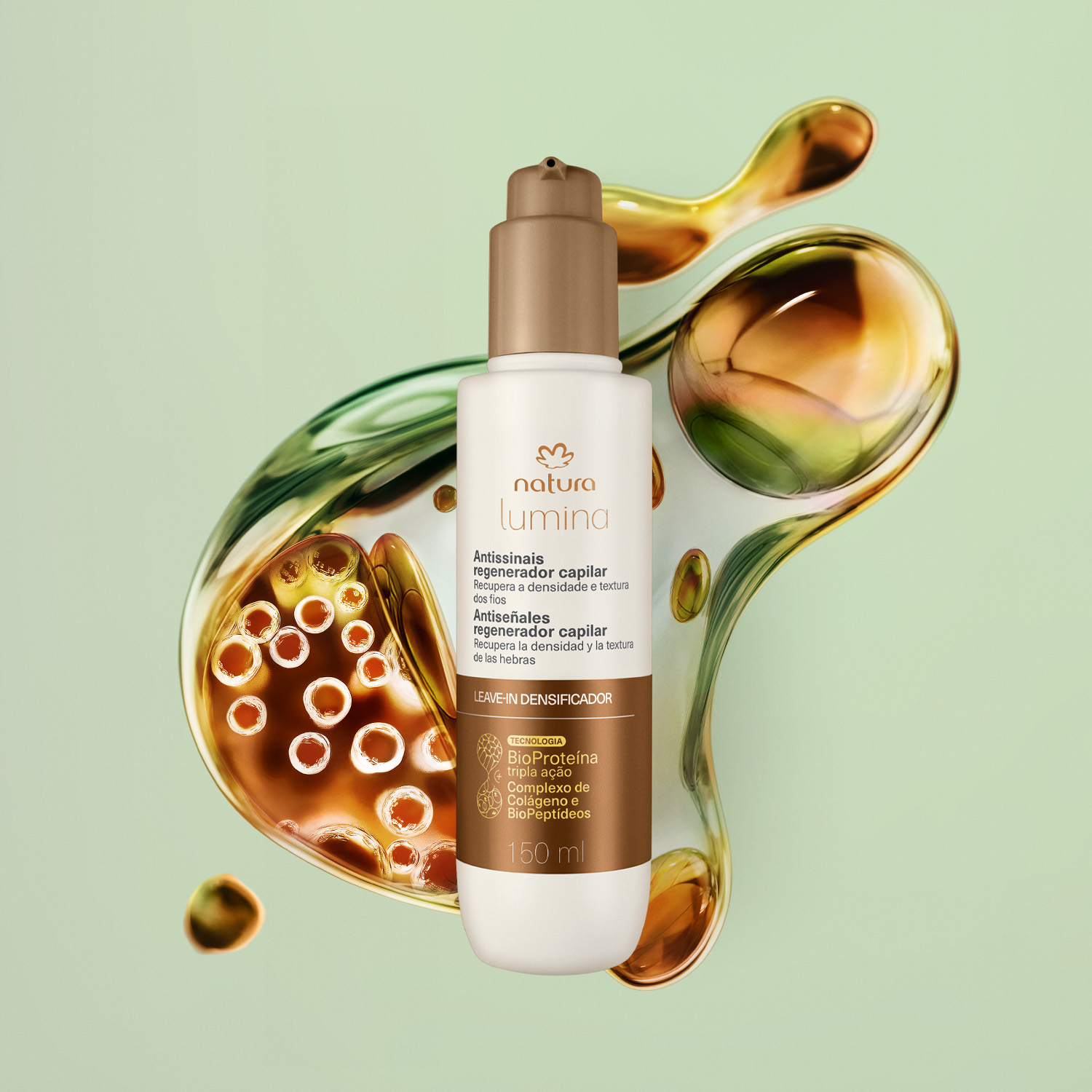 Leave-in Densificador Antissinais Regenerador Capilar Lumina 1