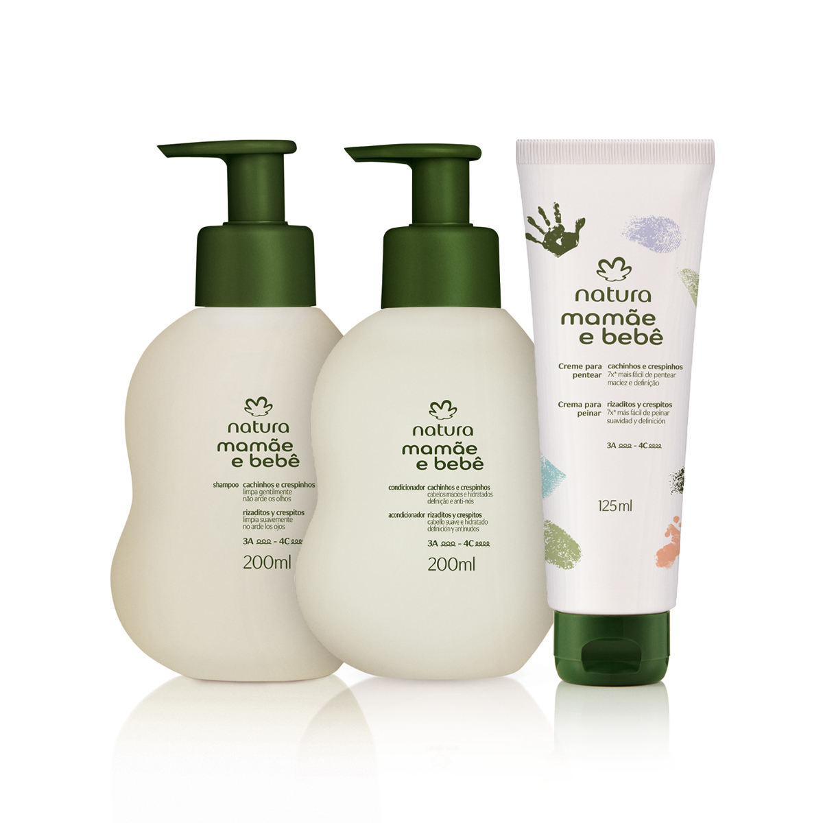 Kit Mamãe e Bebê Cachinhos e Crespinhos (3 produtos)
  