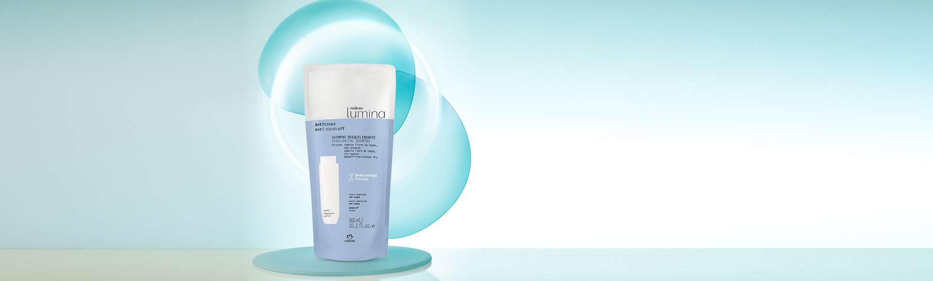 Refil Shampoo Reequilibrante Anticaspa Lumina