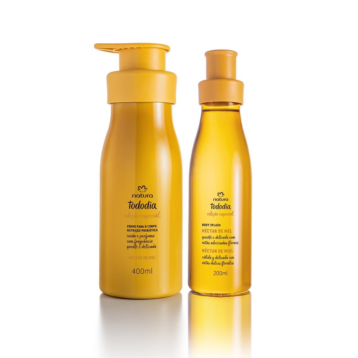 Kit Tododia Body Splash e Creme para o Corpo Néctar de Mel (2 produtos)