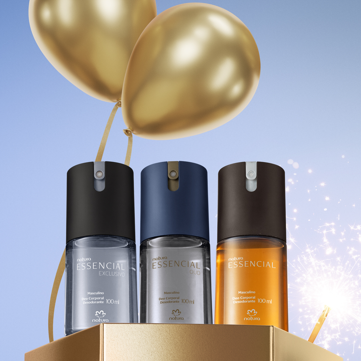 Presente Natura Trio de Desodorantes Masculino