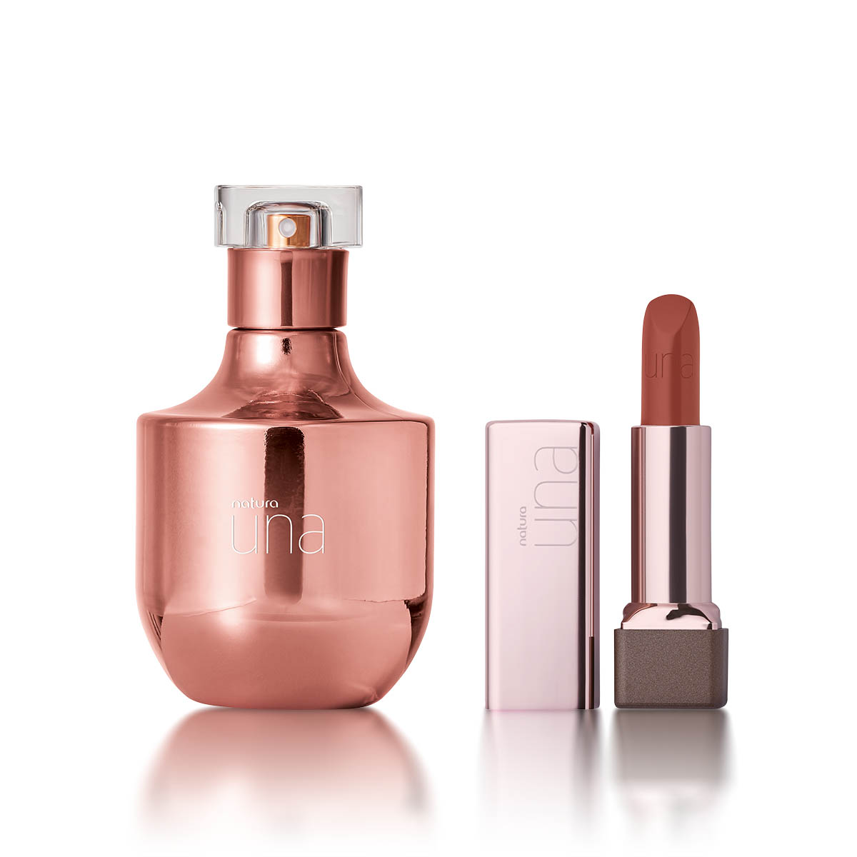 Kit Una Clássico e Batom CC Hidratante