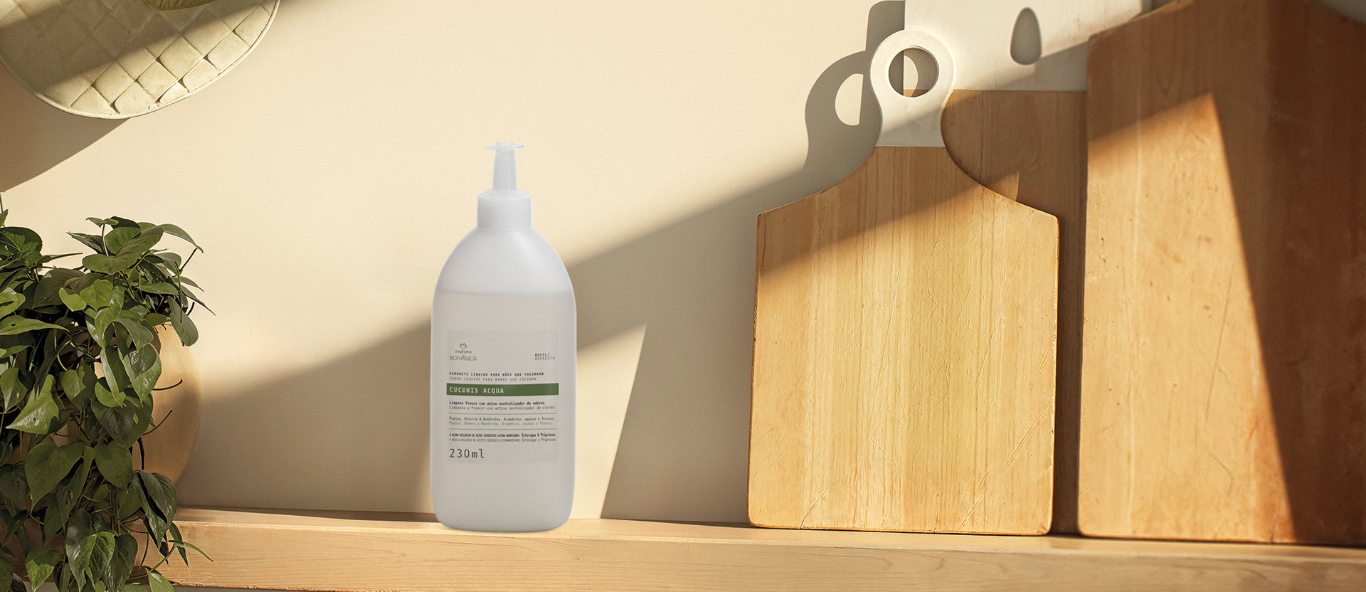 Refil Sabonete Líquido para Mãos que Cozinham Bothânica Cucumis Acqua