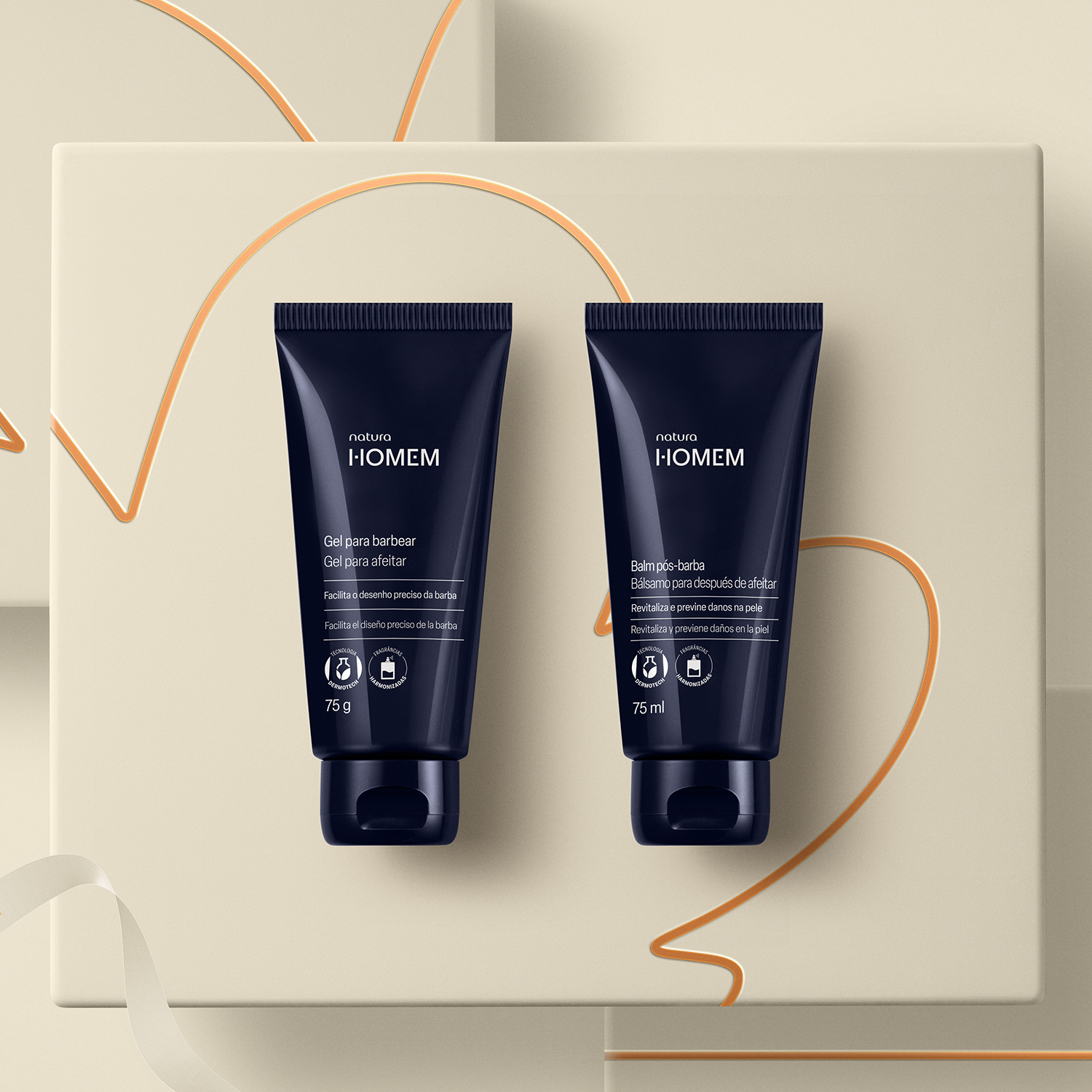 Presente Natura Homem Cuidados Pessoais Barba (2 produtos)