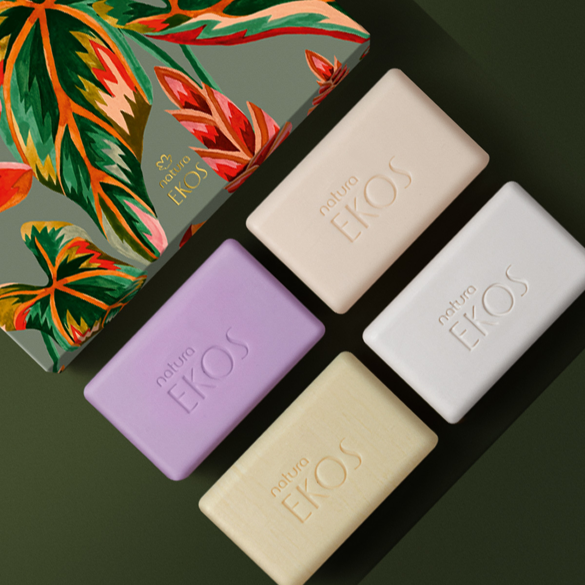 Presente Natura Ekos Sabonetes Sortidos (4 unidades)