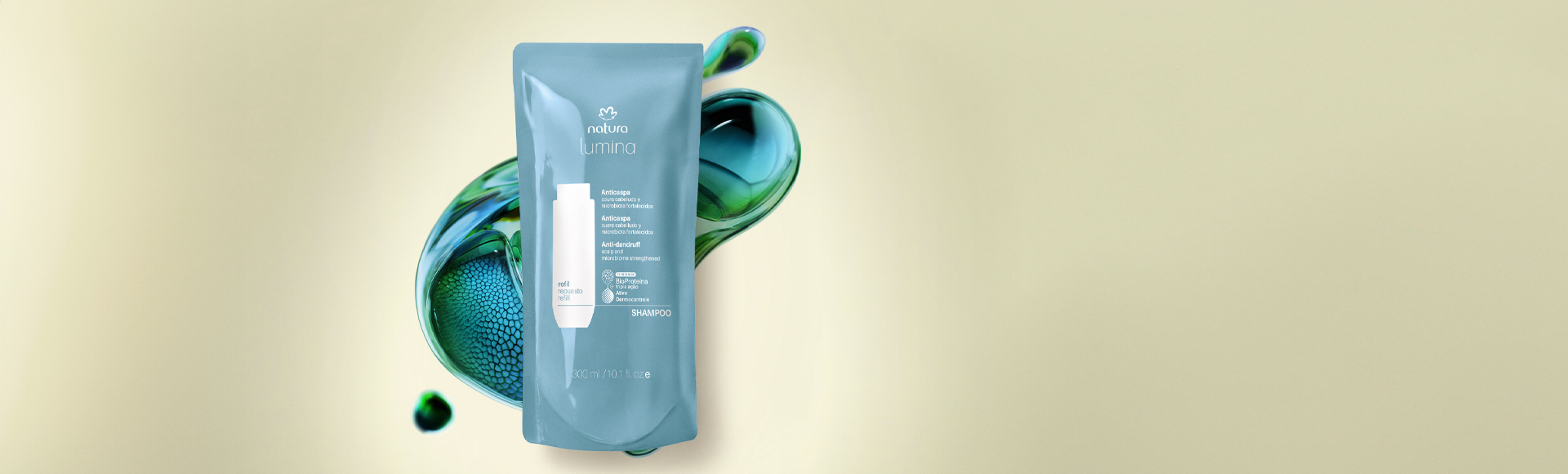Refil Shampoo Reequilibrante Anticaspa
