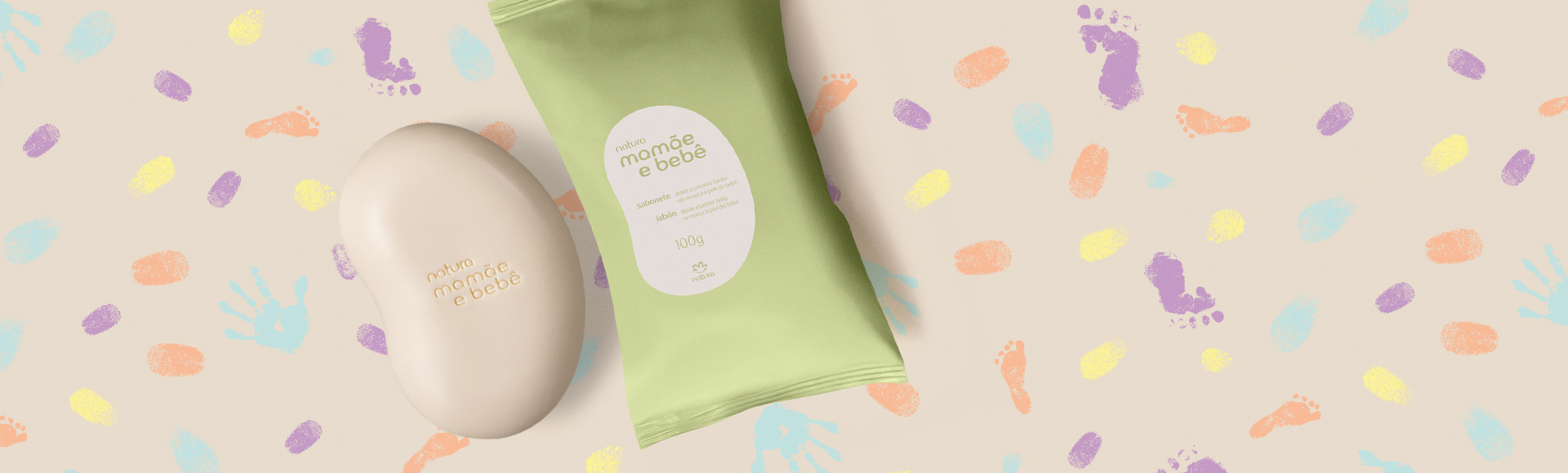 Sabonete em Barra Mamãe e Bebê