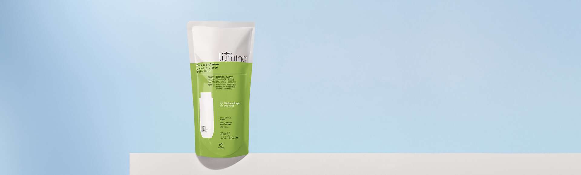 Refil Condicionador Suave para Cabelos Oleosos Lumina