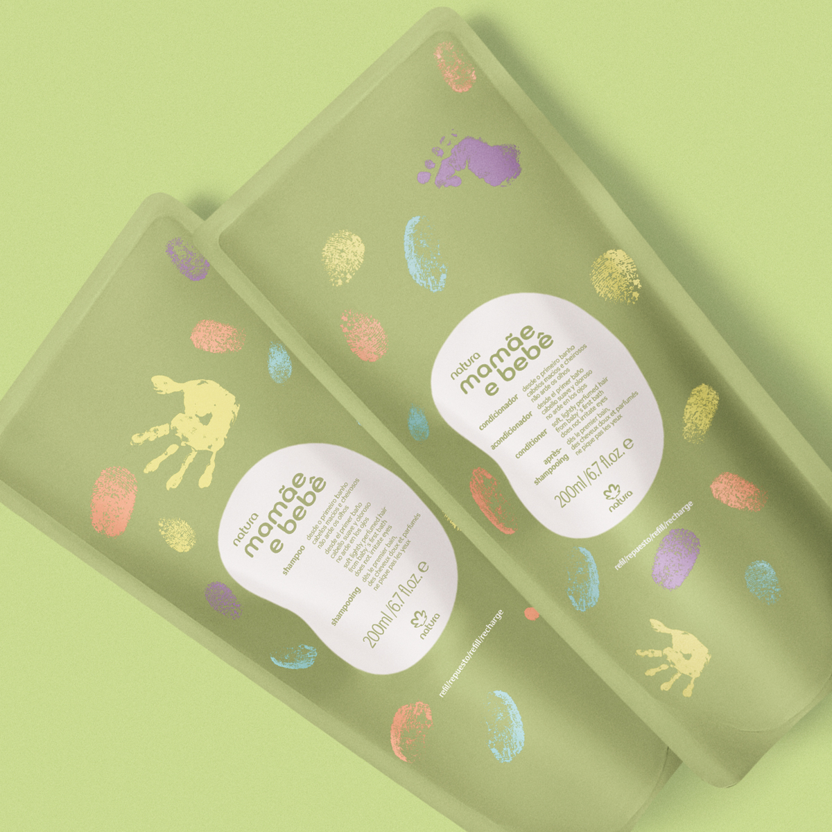 Kit Refis Shampoo e Condicionador Mamãe e Bebê (2 produtos)