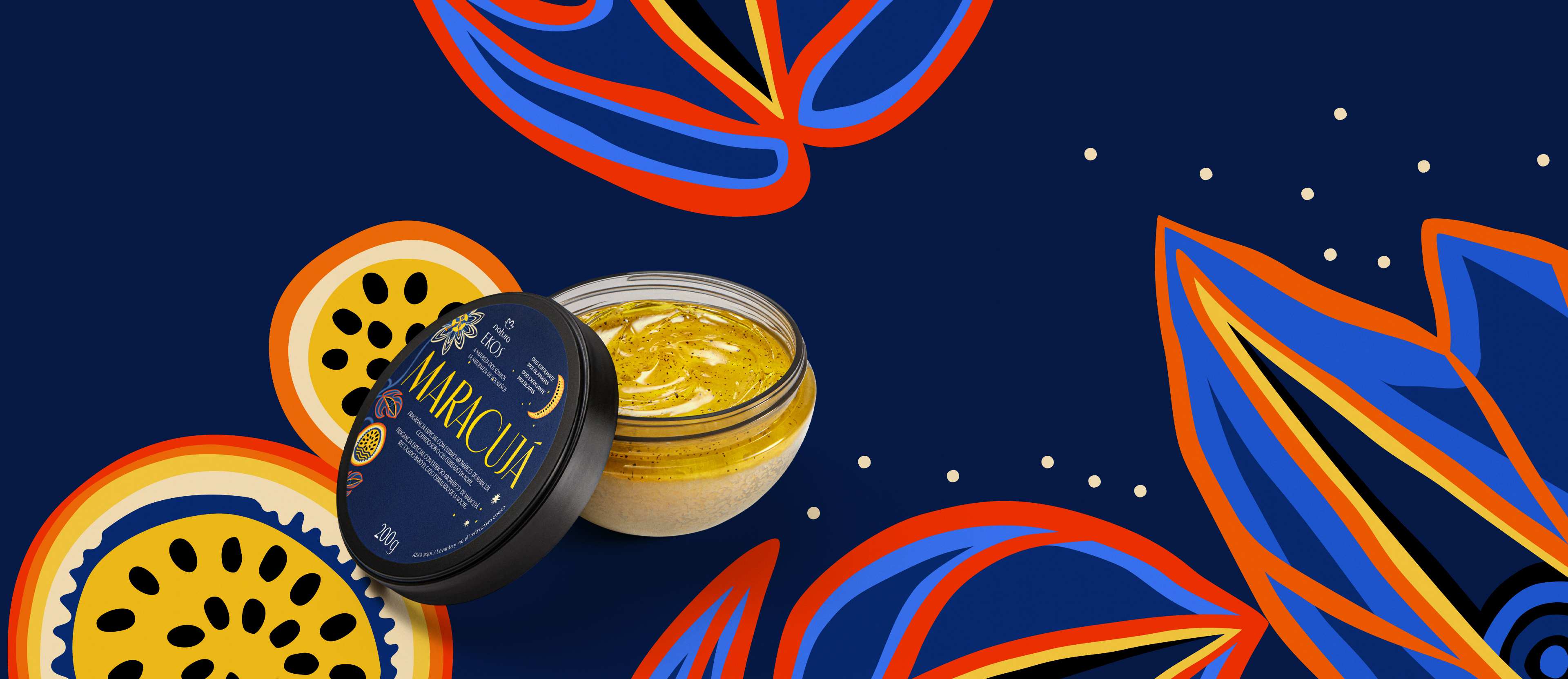 Duo Esfoliante Multicamadas Ekos Maracujá Natureza Dos Sonhos 200 g