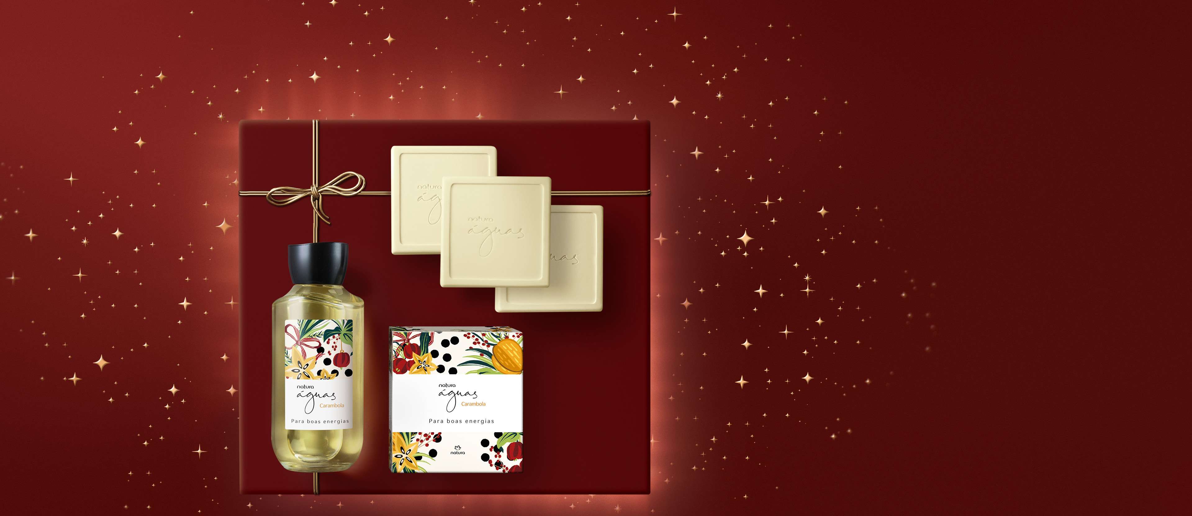 Presente Natura Águas Carambola para Boas Energias (2 produtos)