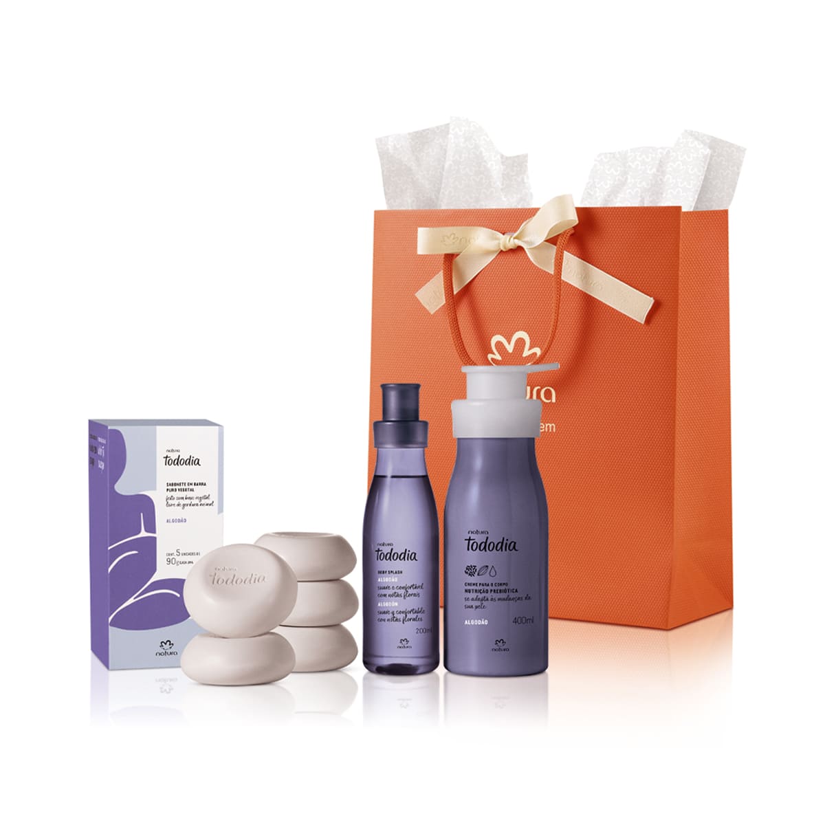 Presente Natura Tododia Algodão (3 produtos)
