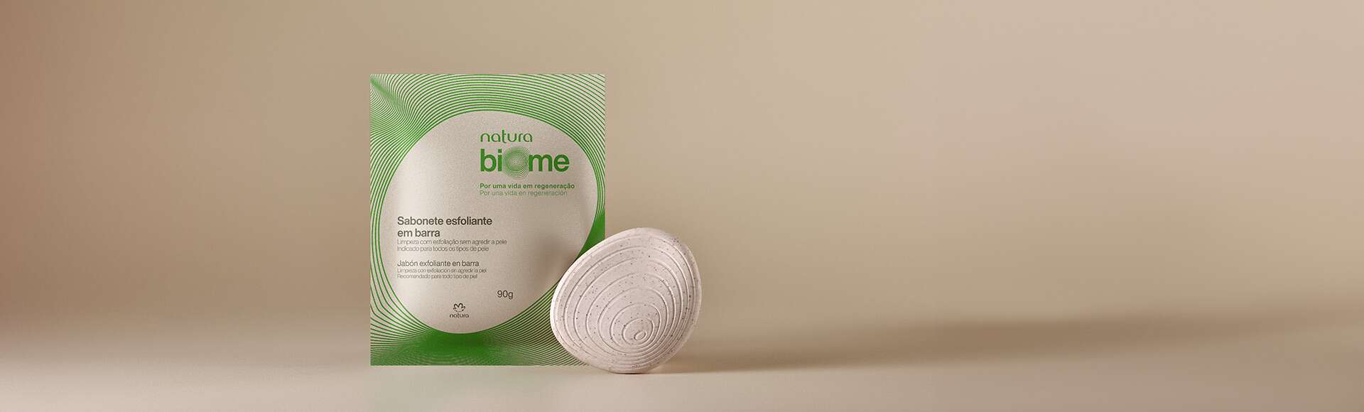 Sabonete Esfoliante em Barra Biōme