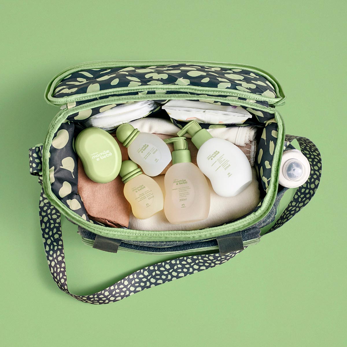 Conjunto Bolsa com Trocador Mamãe e Bebê