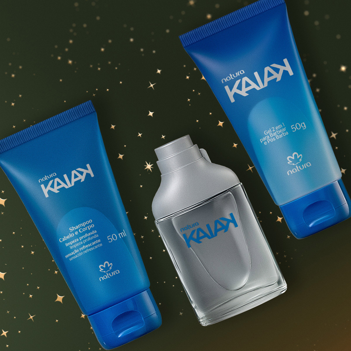 Presente Natura Kaiak Masculino Miniaturas (3 produtos)