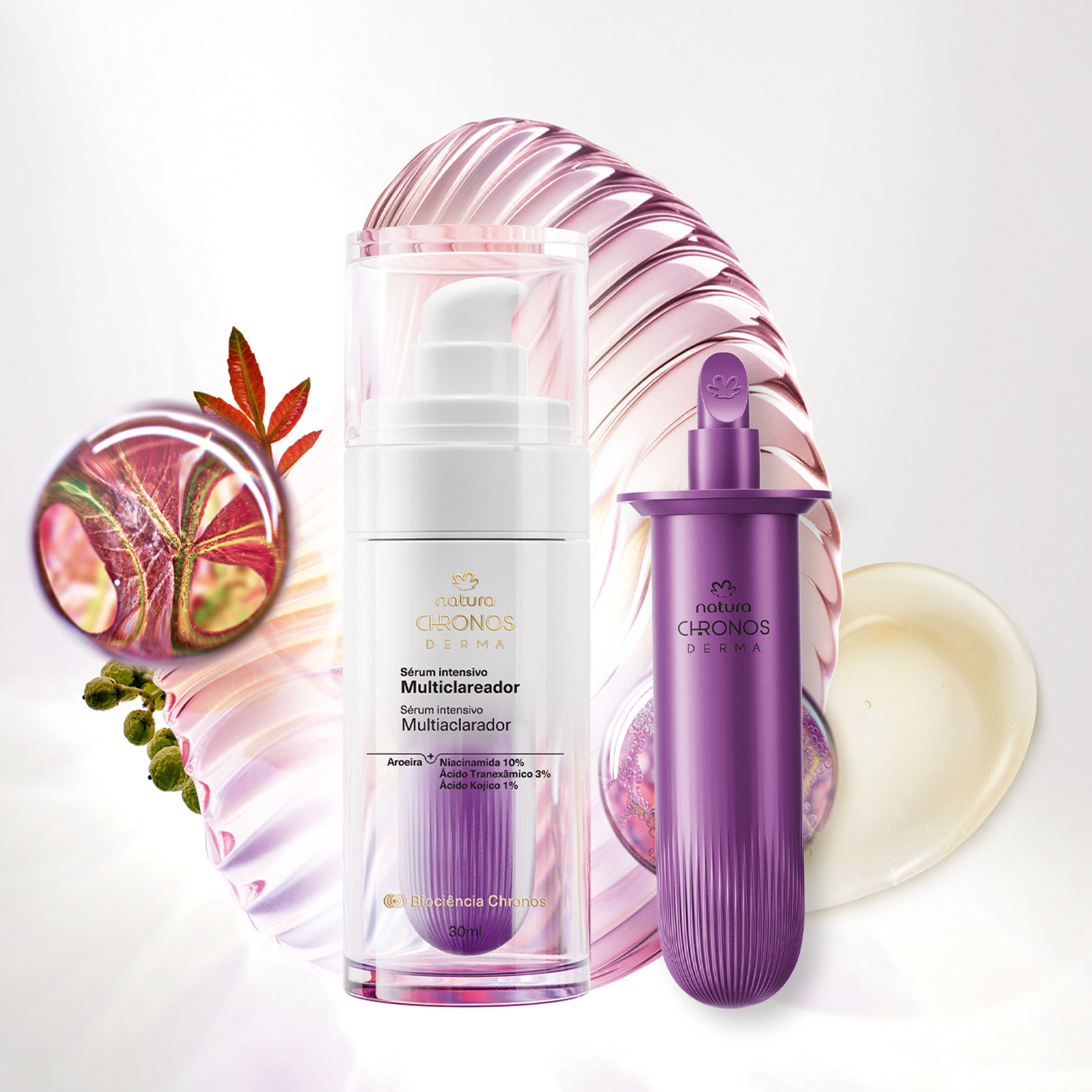 Kit Sérum Chronos Intensivo Multiclareador com Refil