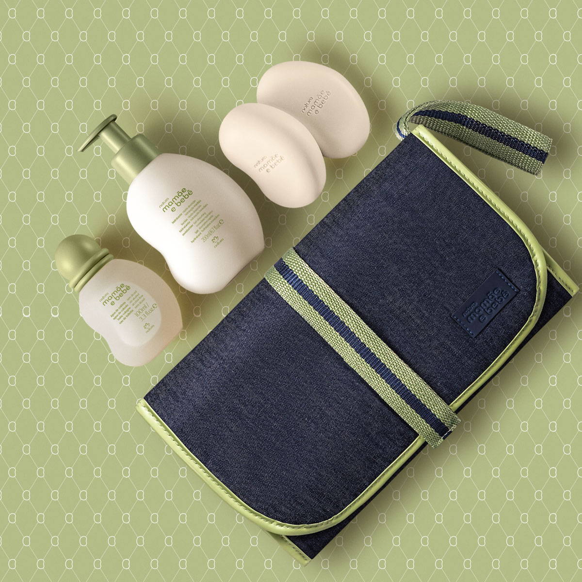 Presente Natura Mamãe e Bebê com Acessório (4 produtos)