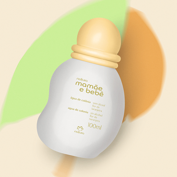 Água de Colônia Mamãe e Bebê Flor de Laranjeira 100 ml