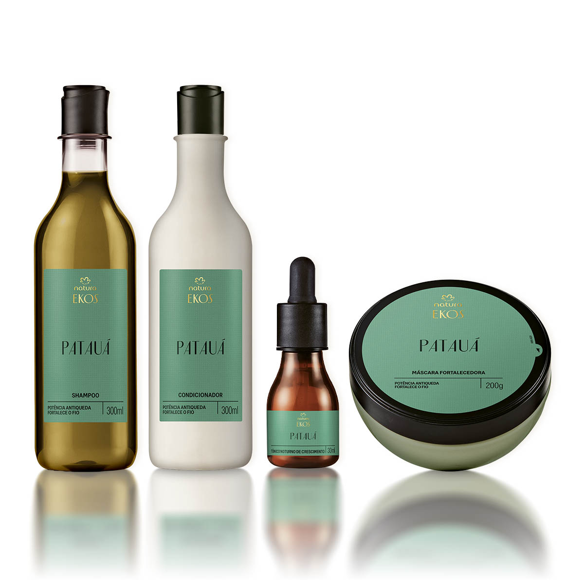 Kit Ekos Patauá Shampoo, Condicionador, Máscara e Tônico