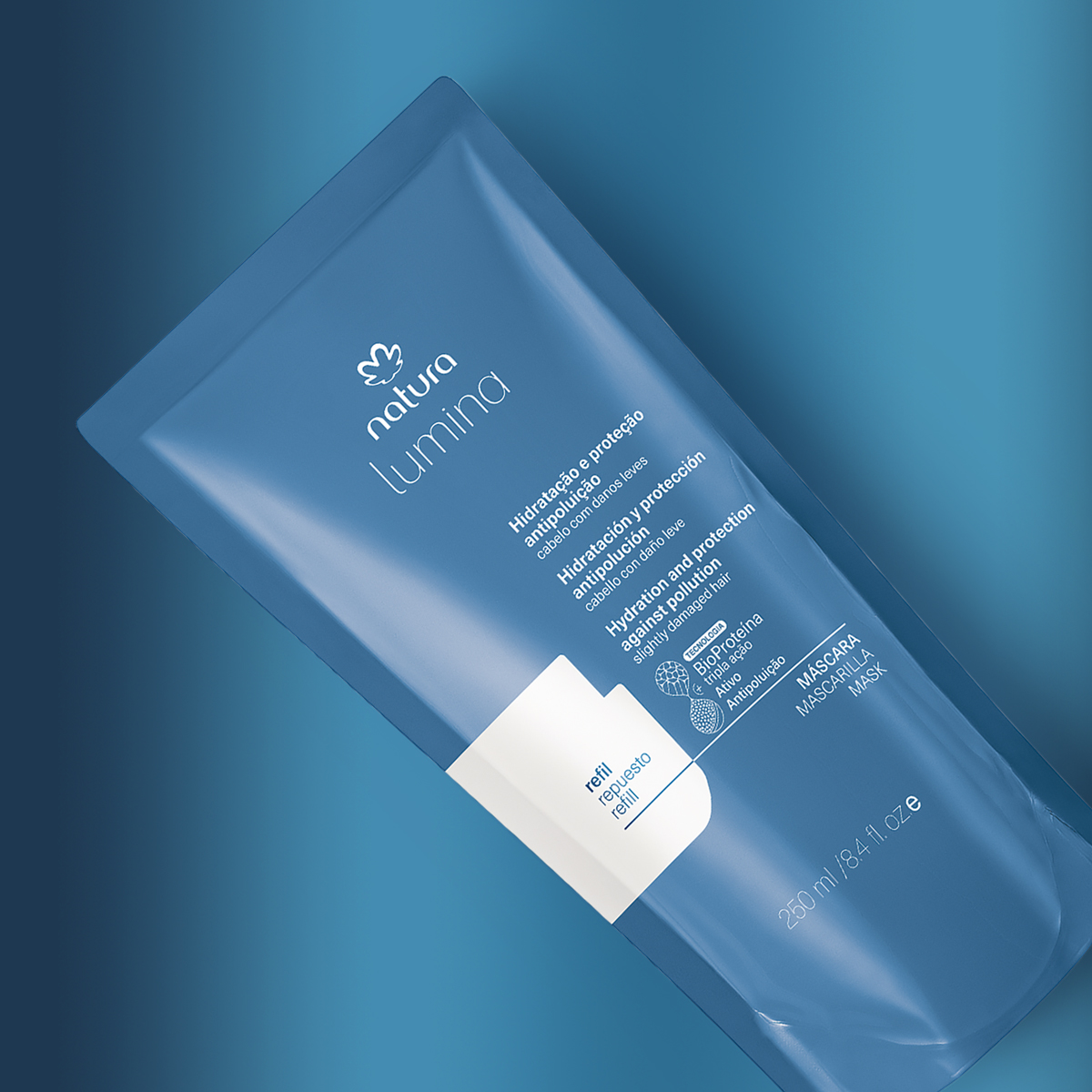 Refil Máscara Hidratante Lumina para Hidratação e Proteção Antipoluição