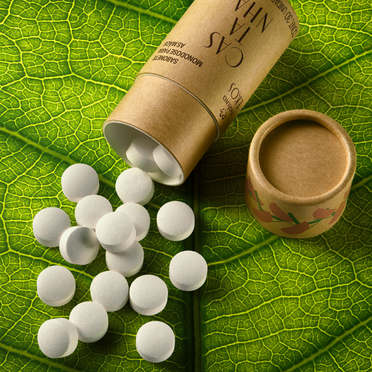 Sabonete Monodose para as Mãos Ekos Castanha