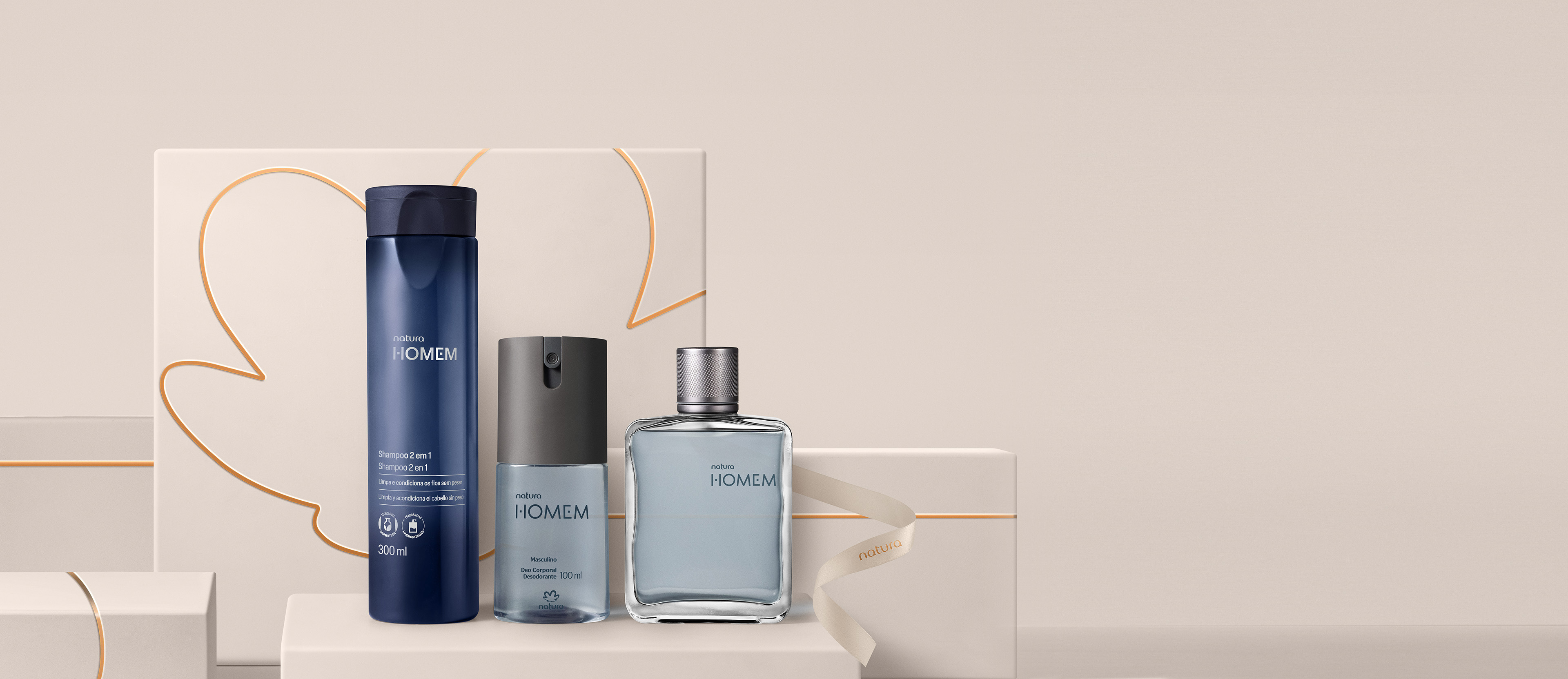 Presente Natura Homem Completo (3 produtos)