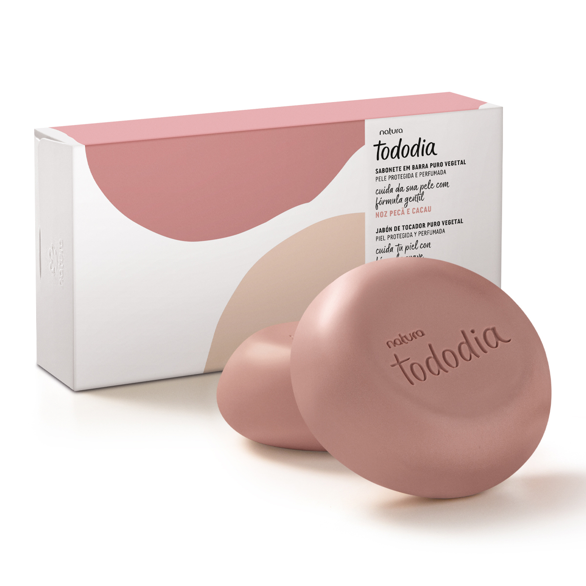 Sabonete em Barra Puro Vegetal Tododia Noz Pecã e Cacau (2 unidades)