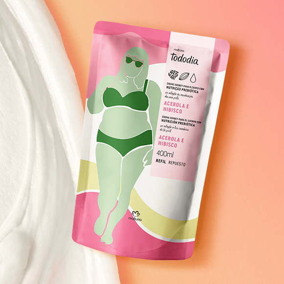 Creme Desodorante Nutritivo Tododia Limão Siciliano e Flor de Gardênia