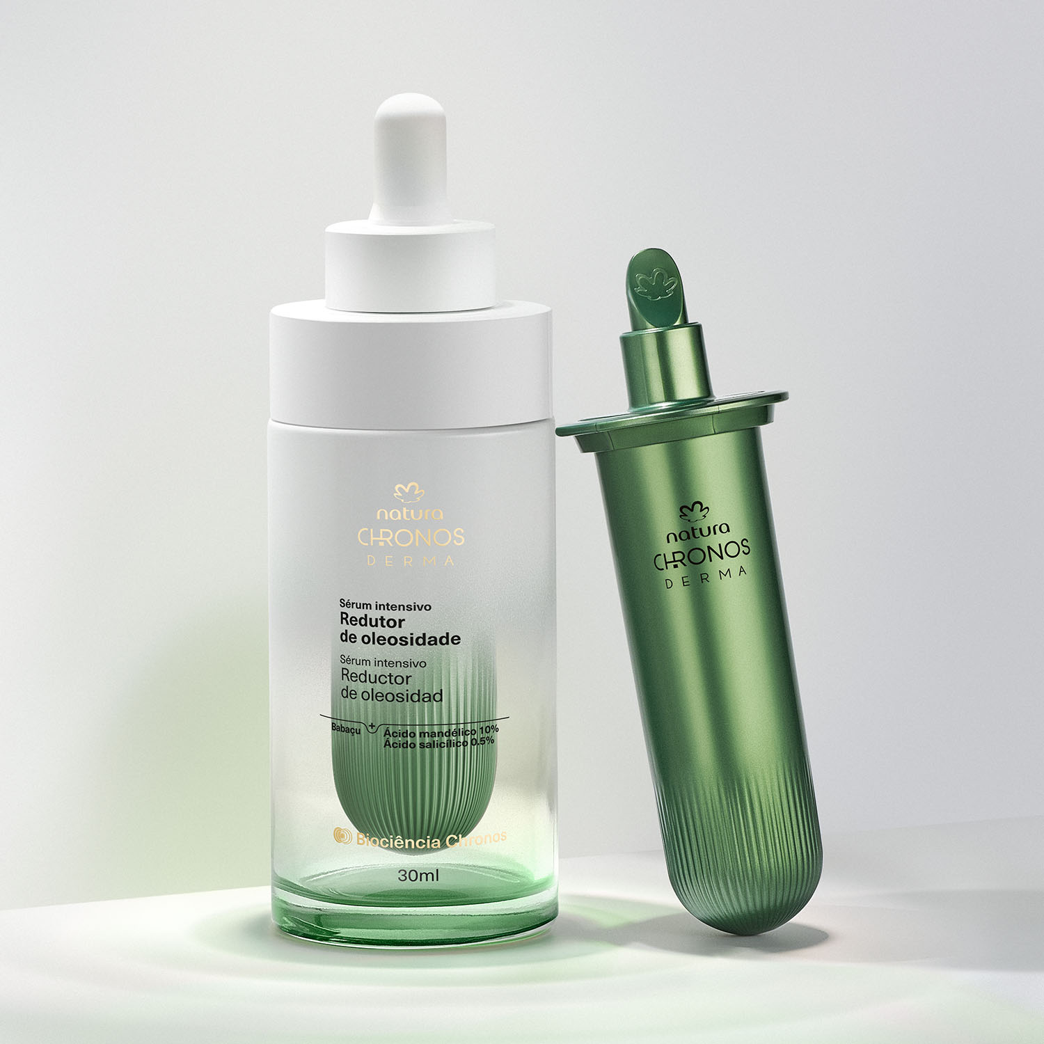 Kit Sérum Antioleosidade com Refil Chronos Derma