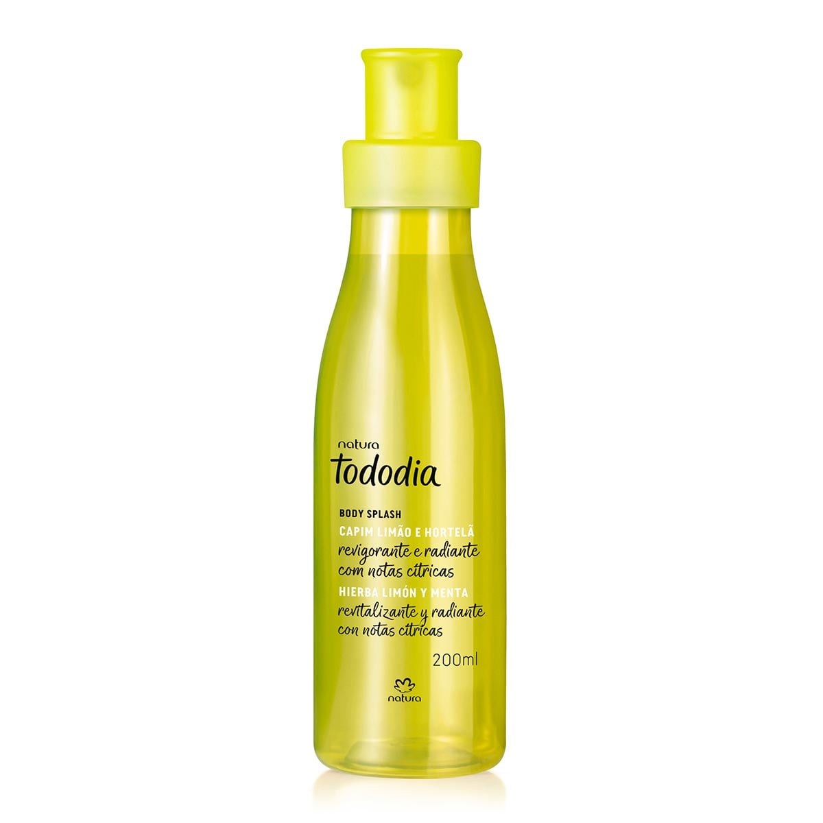 Body Splash Capim Limão e Hortelã Tododia 200 ml