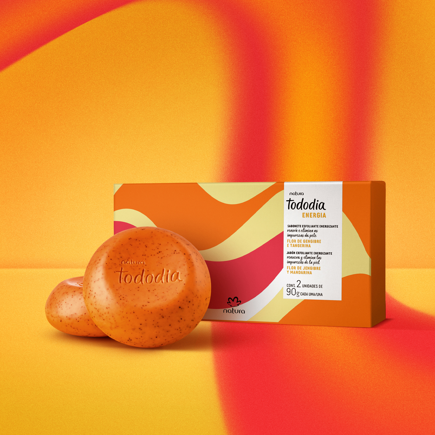 Sabonete em Barra Esfoliante Tododia Energia