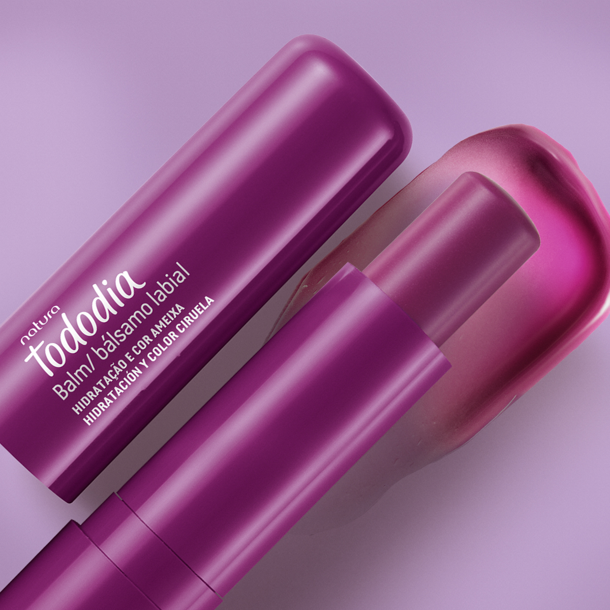 Balm Labial Tododia Cor Ameixa