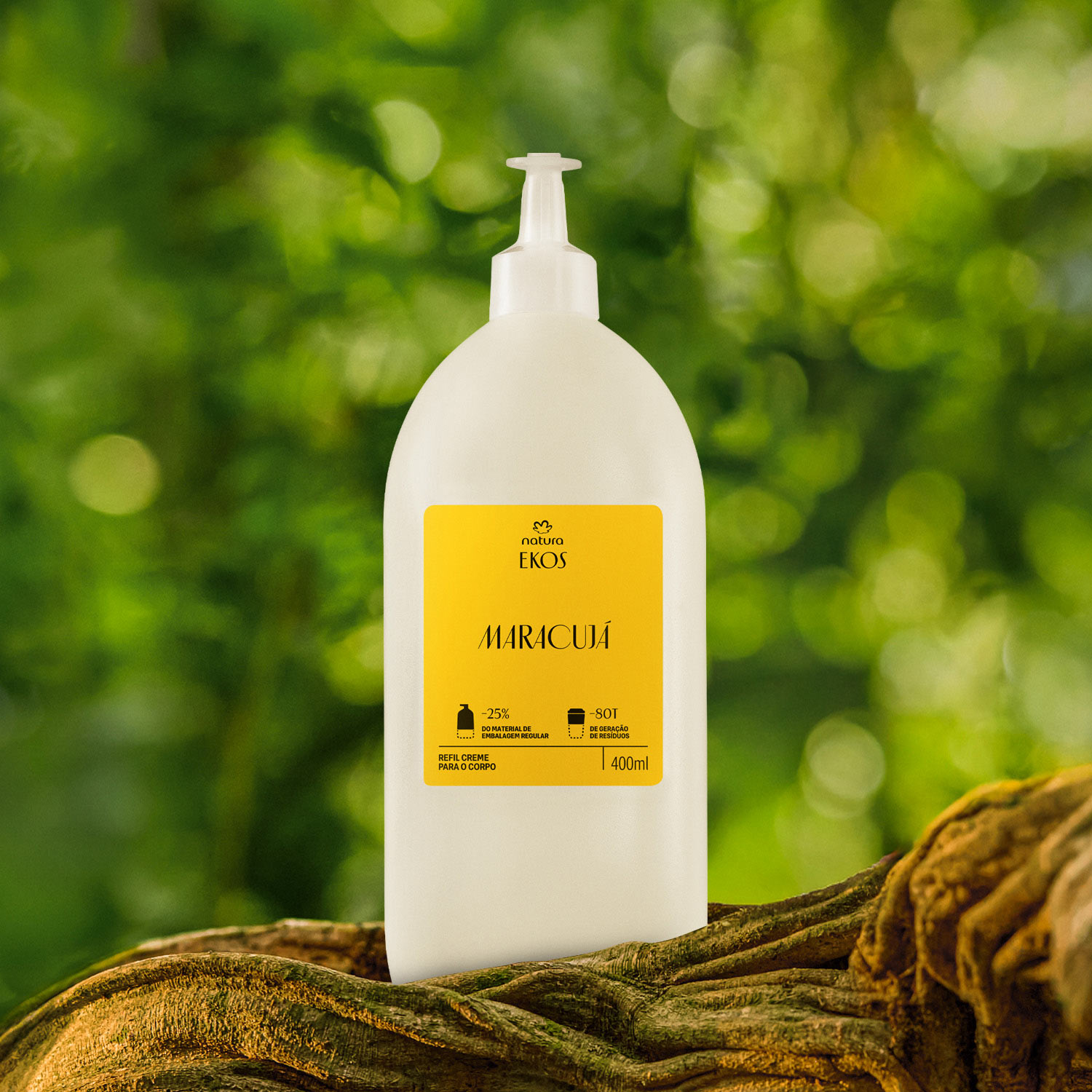 Refil Creme Desodorante Hidratante para o Corpo Ekos Maracujá