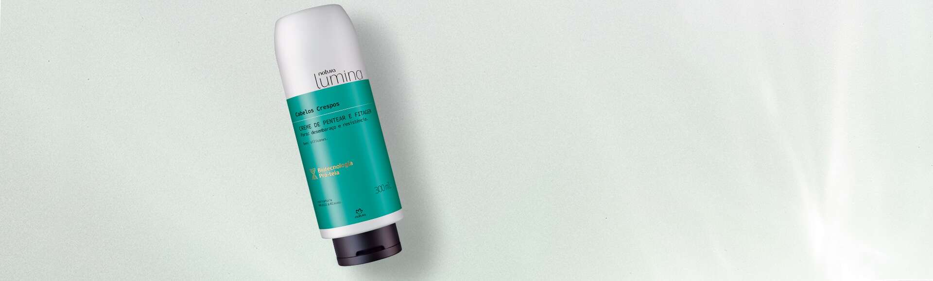 Creme para Pentear e Fitagem para Cabelos Crespos Lumina