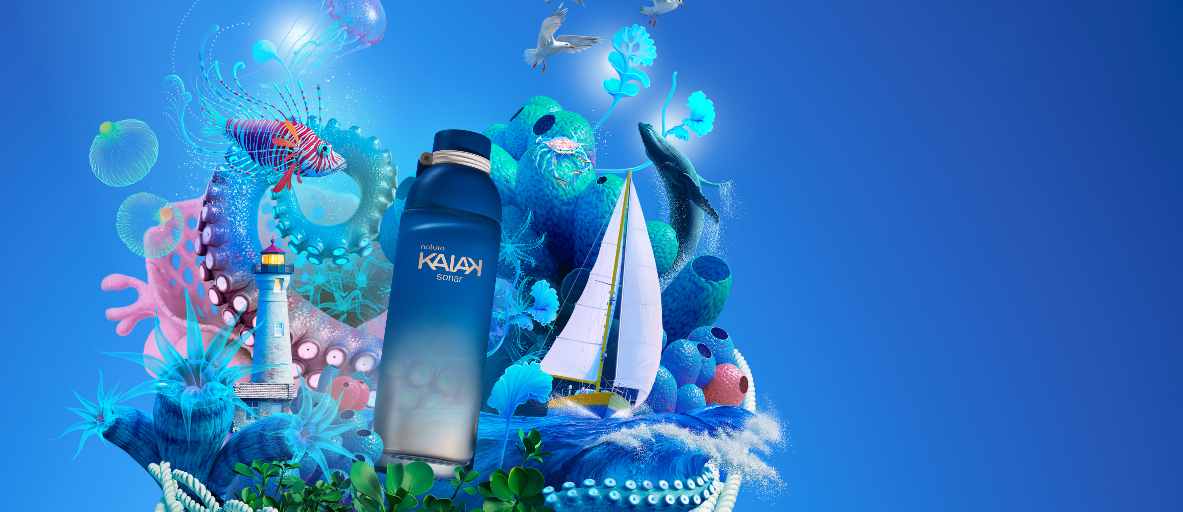 Kaiak Sonar Feminino 100 ml