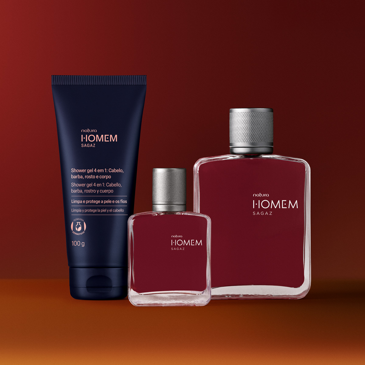 Presente Natura Homem Sagaz (3 produtos)