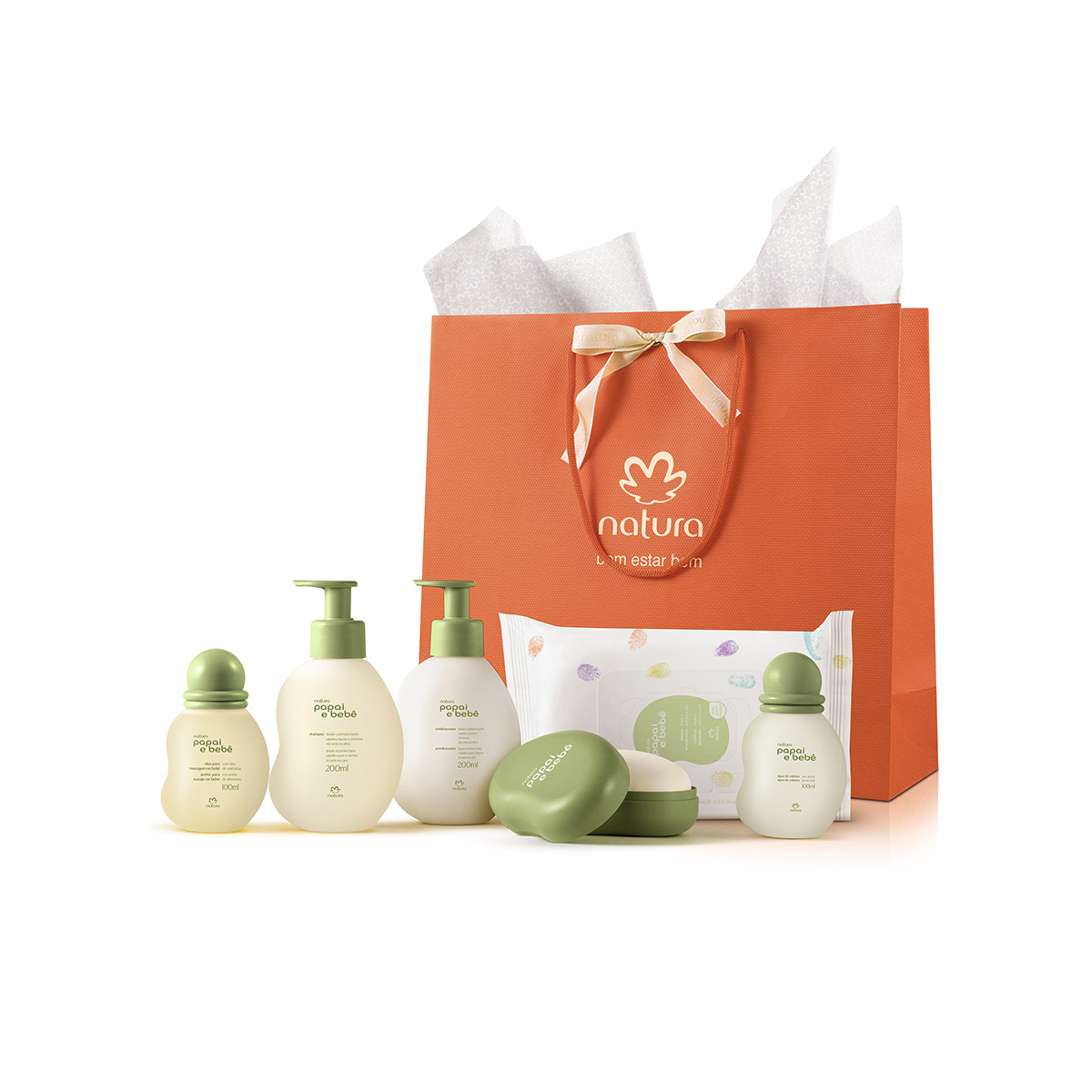 Presente Natura Papai e Bebê Completo (6 produtos) Presente Natura Papai e Bebê Completo (6 produtos)