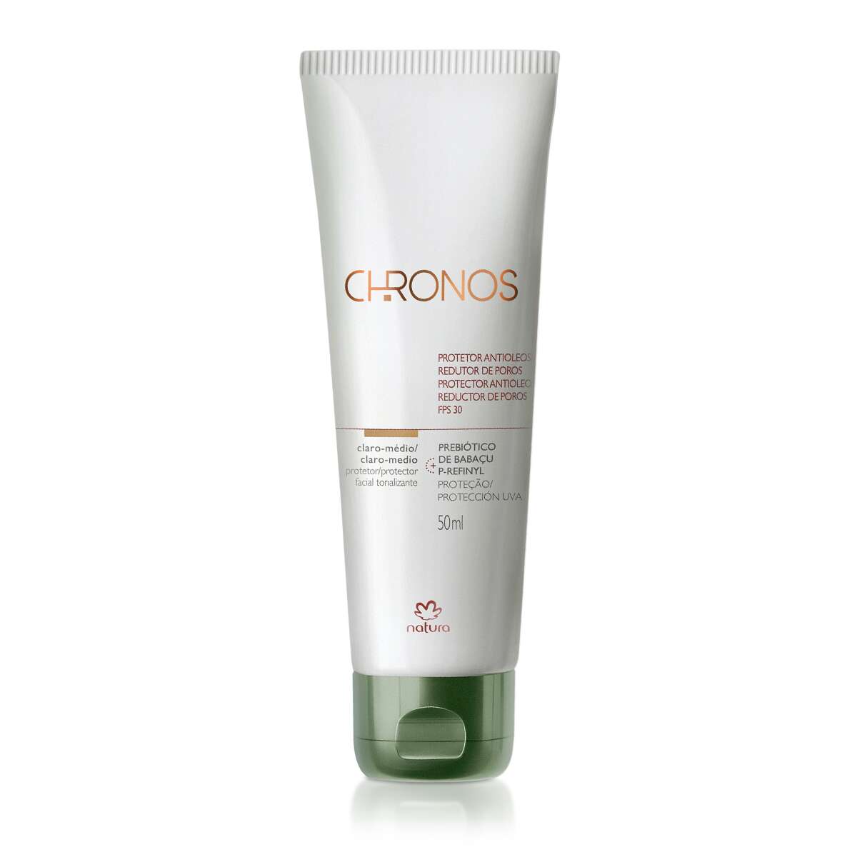 Protetor Antioleosidade Redutor de Poros FPS 30 FPUVA 10 Chronos 50ml Protetor Antioleosidade Redutor de Poros FPS 30 FPUVA 10 Chronos 50ml